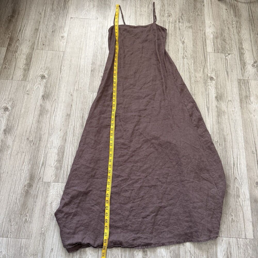 DISSH Jen Choc Maxi Dress Size 2 Brown A-Line Square Neck Strappy Coastal Resort - Picture 8 of 11